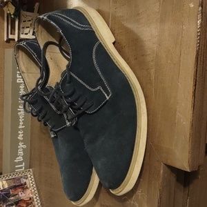 Men's size 12 blue suede shoes Florsheim